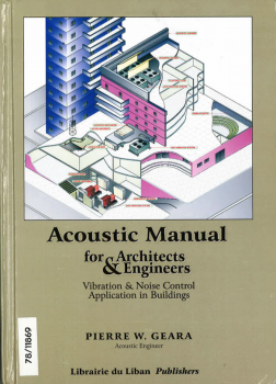 Acoustic manual for architects & engineers