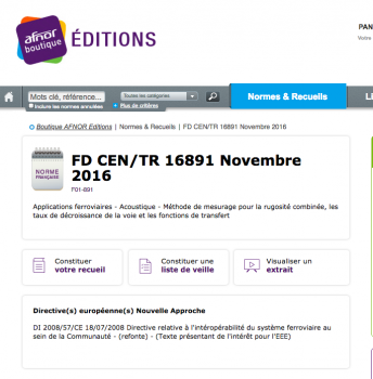 fascilcule de documentation afnor