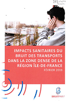 Impacts sanitaires du bruit des transports dans la zone dense de la région Ile-de-France