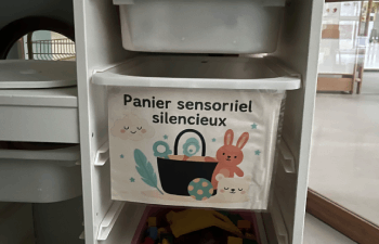 pièce fermée avec mobilier en bois et fauteuil confortable