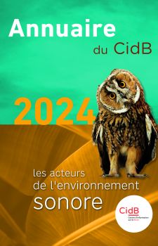 Couverture de l'annuaire des acteurs de l'environnement sonore